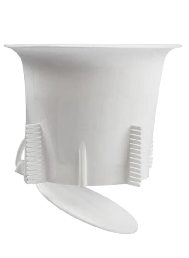 جامبو 3 قطع سدادة كرسي حمام عربي ارضي ، رداد كرسي الحمام ، سداده مرحاض كرسي عربي ، للحمام ، للمرحاض تمنع انتشار الروائح ، ومظهر افضل - Image 4